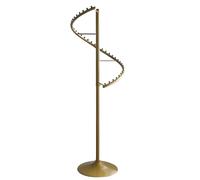 BIFCIOFH Spiral Rotating Clothing Rack, 38 Ball Heavy Duty Garment Rack, Standing Metal Sturdy Freestanding Hanger For Boutique Bedroom Space Saving (gold)