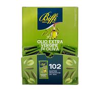Biffi Extra Virgin Olive Oil - Single Serving - 102 Bags of 10 ml Each