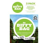 Biffy Bag Pocket Size Disposable Toilet (Pack of 10), Classic
