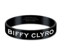 Biffy Clyro Band Logo Wristband in Black Biffy Clyro Black One Size