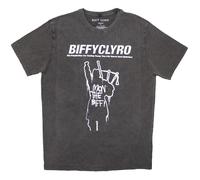 Biffy Clyro Big Imagination Limited Edition 999 Only Premium Wash T Shirt XXL Charcoal