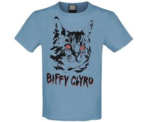 Biffy Clyro Black Cat T-shirt blue M