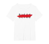 Biffy Clyro Brush Logo T-Shirt, Women's Plus, White, 4X