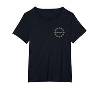 Biffy Clyro Official Amazon Exclusive Futique Circle T-Shirt, Women's Plus, Black, 2X
