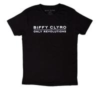 Biffy Clyro Only Revolutions T Shirt L Black