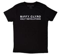 Biffy Clyro Only Revolutions T Shirt L Black