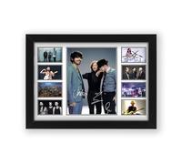 Biffy Clyro Signed Poster Print - Limited Edition Autograph Fan Gift - Collectible Memorabilia Merchandise (Framed A4 (30x21cm))