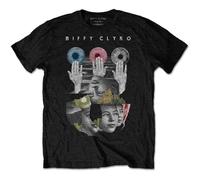 Biffy Clyro T Shirt Hands Band Logo Official Mens Black S