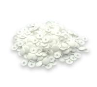 Bifix™ White Screw Pozi Phillips Cover Caps Snap On 6-8g Pz2 Ph2 Push Fix Screws - Pack of 100