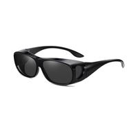 Bifocal Polarized TV Over Glasses Windproof Flip Up Sunglasses | Flip-up Switch Polarized Bifocal Overglasses Block Glare & Wind For Nearsighted People Driving Outdoor