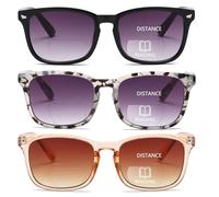 Bifocal Sunglasses For Women Classic Retro Reading Sunglasses 3 Pack UV400 Sun Readers Glasses With Metal Hinge, Black, Champagne, Handmade Color, 2.75