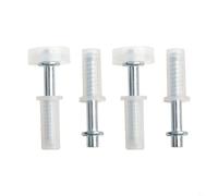 Bifold Closet Door Hardware Kit Including Top Pivot and Guide Wheel for Sliding Folding Doors, Wardrobe Doors, Bookcase Doors, Laundry Room Doors (4PCS)