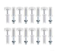 Bifold Door Hardware Kit, Bifold Door Hardware Top Pivot and Guide Wheel Bi-fold Closet Door Hardware Kit, For Folding Pocket Door(8PCS)