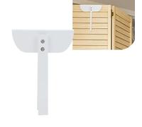 Bifold Door Safety Lock, Aluminum Alloy Double Door Child and Pet Proof Lock with Dual Sided Handle, Safety Innovations Bi-fold Door Lock for 1 1/8 to 1 3/8 Inch Thick Doors