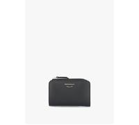 Bifold Nero Tumbled Leather Zip Around Wallet - Bke / One Size