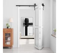 Bifold Sliding Door Track Kit: 4FT 122CM Hardware Folding Internal Doors