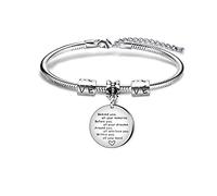 bifriend Inspiration Bracelet Gift,Adjustable Silver Pendant Snake Bracelet For Women Lady Girl Gift