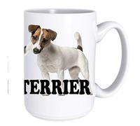 Big 15OZ Lovely Jack Russell Mug Gift Tea, Coffee or hot Chocolate Mug. Excellent Birthday Gift for Mum, Dad, Sister, Brother, Nan, Grandad, Aunt, Uncle, Niece, Nephew, Friend, Girlfriend