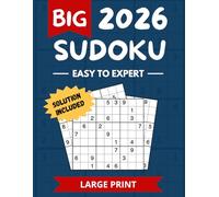 BIG 2025 SUDOKU - EASY TO EXPERT - LARGE PRINT