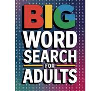 BIG 2025 Word Search for Adults