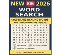Big 2026 Word Search for Adults & Seniors: Relaxing Large Print Word Search Puzzles for Adults & Seniors - 4,000 Brain-Tickling Words with Nostalgia, ... Puzzles to Boost Memory, Focus & Brain Health