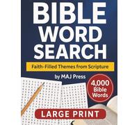Big 4000 Word Bible Word Search Puzzle Book: Faith Filled Themes From Scripture | 100 Word Search Puzzles | 40 Large Print Words Per Puzzle | 8.5x11