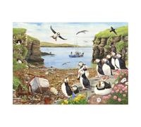Big 500 Piece Jigsaw Puzzle - Puffin Parade