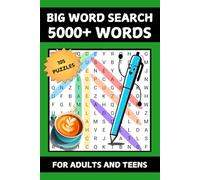 Big 5000 Words Word Search for Adults: Word Search Puzzle Book for Adults and Teens