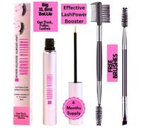 Big 8ML XL Effective LashPower Eyelash Growth Serum, Advanced Formula, Fuller Longer healthy Natural Lashes, Fast-Acting, ***Free Brush and Comb Set***