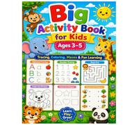 Big Activity Book for Kids: Tracing, Coloring, Mazes & Fun Learning