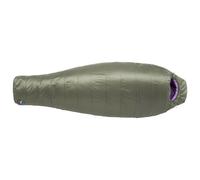 Big Agnes - Women's Anthracite 30 - Synthetic sleeping bag size Regular - Bodysize: 168 cm, green/purple