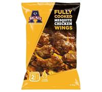 Big Al's Fully Cooked Mesquite Chicken Wings 2.5kg | Case of 6