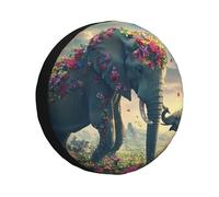 Big And Small Like Flower Beds Spare Tire Cover Wheel Tire Covers,Waterproof Dust-Proof Tire Covers Protector Universal Fit For Trailer Rv Suv Truck Camper 16 Inch