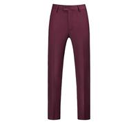Big and Tall Dress Pants for Men Slim Fit Straight Leg Dress Pants-Classic Tailored Office Business Casual Trousers Burgundy