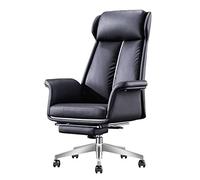 Big and Tall Executive Office Chair with Footrest Desk Chairs with Lumbar Support Ergonomic Adjustable Bonded PU Leather Office Chair