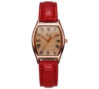 Big and Tall Watches Large Wrist Men Ms. Wristwatch Clock Business Date Casual Watch (Red, One Size)