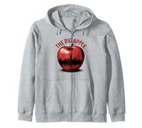 Big Apple New York Skyline Art Zip Hoodie