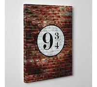 Big Art Shop - Platform 9 3/4 - Framed Canvas Art Print - Harry Potter Platform Movie Art Station, 30x20 inches/ 76x51x1.8 cm