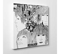 Big Art Shop - The Beatles - Revolver Canvas - Framed Canvas Art Print, 24x24 inches / 61x61 cm