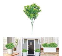 Big Artificial Flowers Leaves For Outdoor Indoor For Garden Home Green False Leaf Decoration Artificial Hops (Green, One Size)