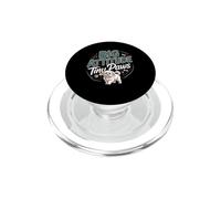 Big Attitude Tiny Paws Lhasa Apso PopSockets PopGrip for MagSafe