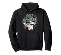 Big Attitude Tiny Paws Lhasa Apso Pullover Hoodie