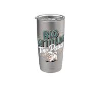 Big Attitude Tiny Paws Lhasa Apso Stainless Steel Insulated Tumbler