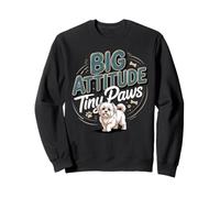 Big Attitude Tiny Paws Lhasa Apso Sweatshirt