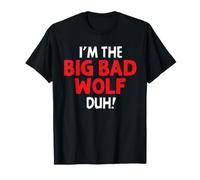Big Bad Wolf Red Riding Hood Halloween Costume Fairytale T-Shirt