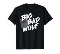 Big Bad Wolf T-shirt Wolf Face Funny Wolf Tee T-Shirt