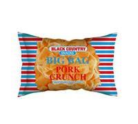 Big Bag Pork Scratchings (Pork Crunch) 15 x 80g Hanging Bag Great for The Keto Diet