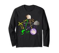 Big Bang Rock Paper Scissors Lizard Long Sleeve T-Shirt