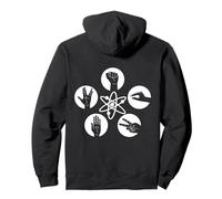 Big Bang Theory Logo Rock Lizard Spock Pullover Hoodie