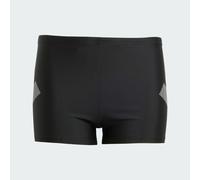 adidas Boy's Big Bars Swim Boxers, Black, 5-6 Years